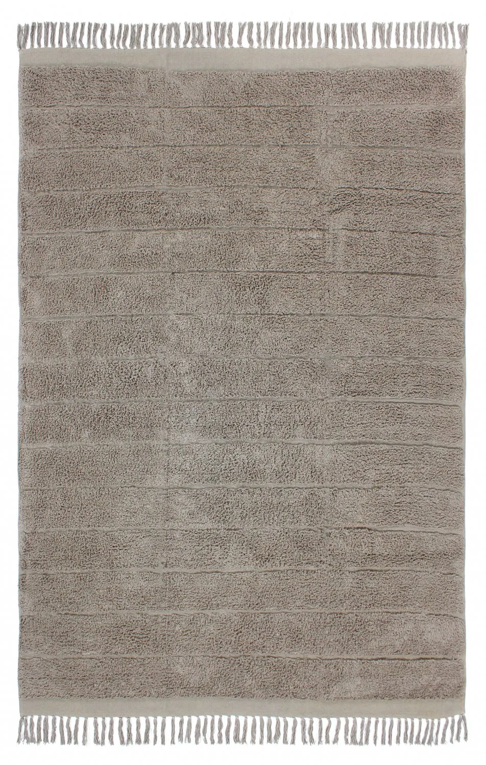 Alfombras de pelo largo - Willow Natural Cotton Shaggy (taupe)
