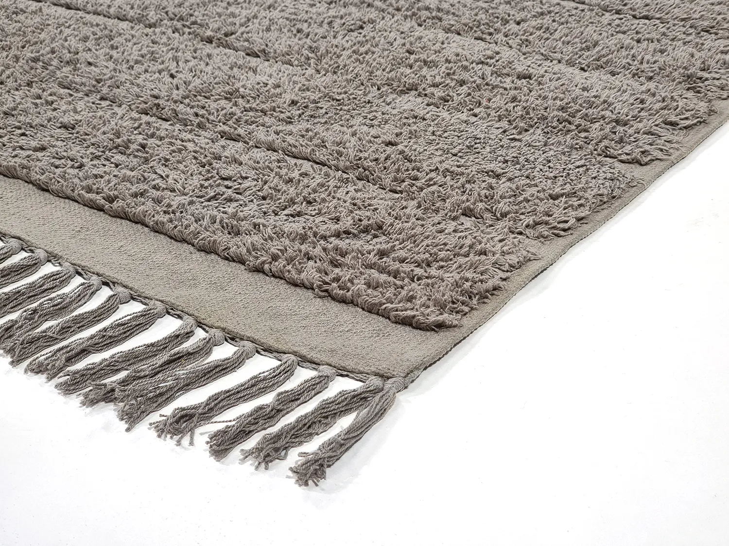 Alfombras de pelo largo - Willow Natural Cotton Shaggy (taupe)