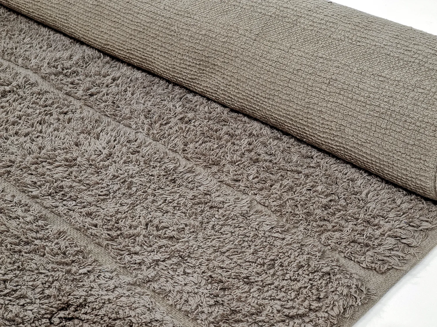 Alfombras de pelo largo - Willow Natural Cotton Shaggy (taupe)