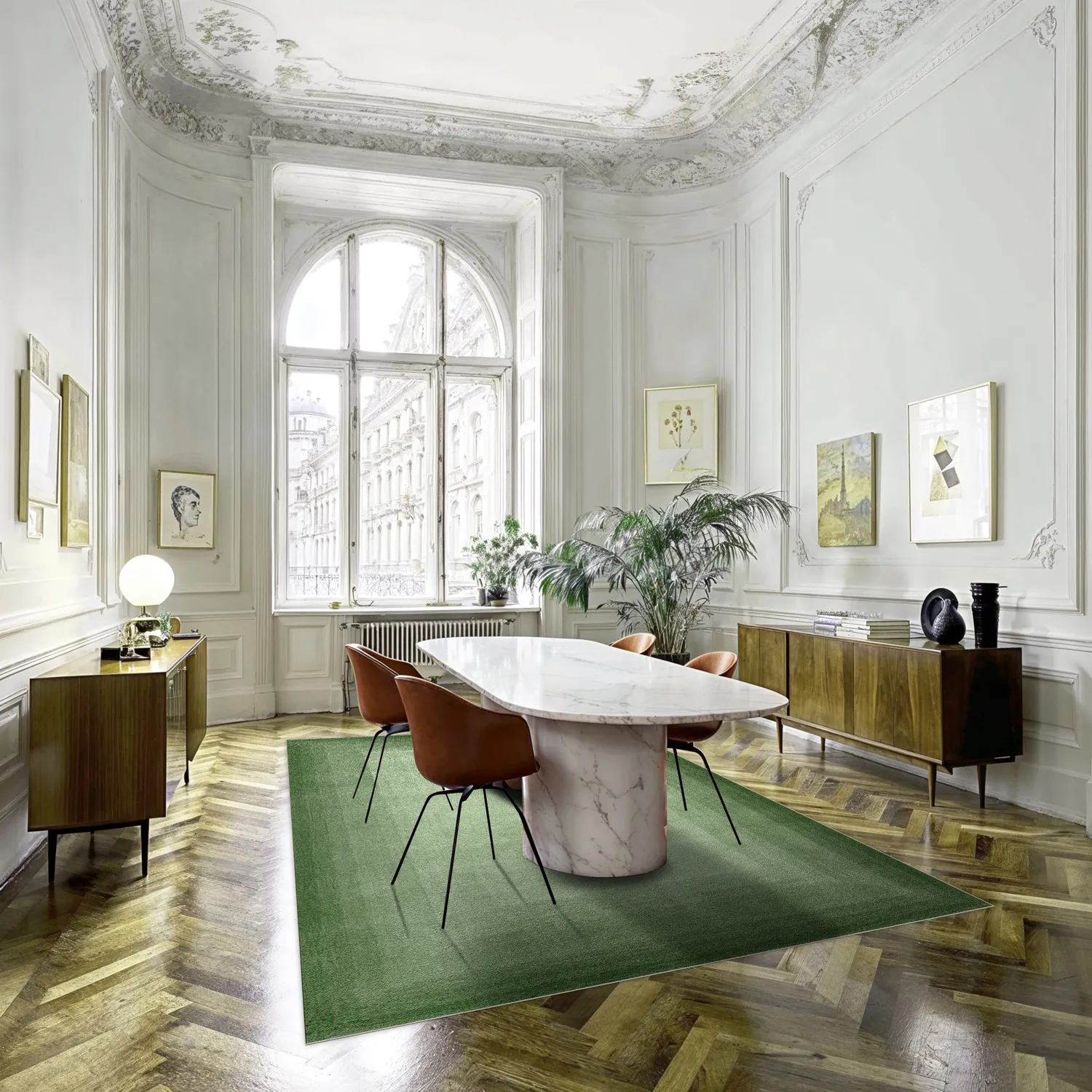 Alfombra Wilton - Zina (verde)