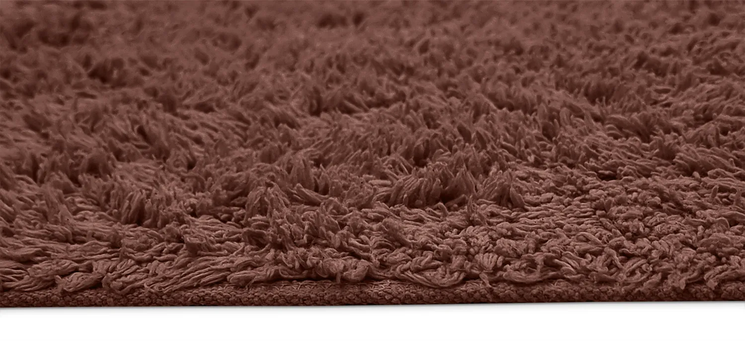 Alfombras de pelo largo - Alba Natural Cotton Shaggy (marrón)