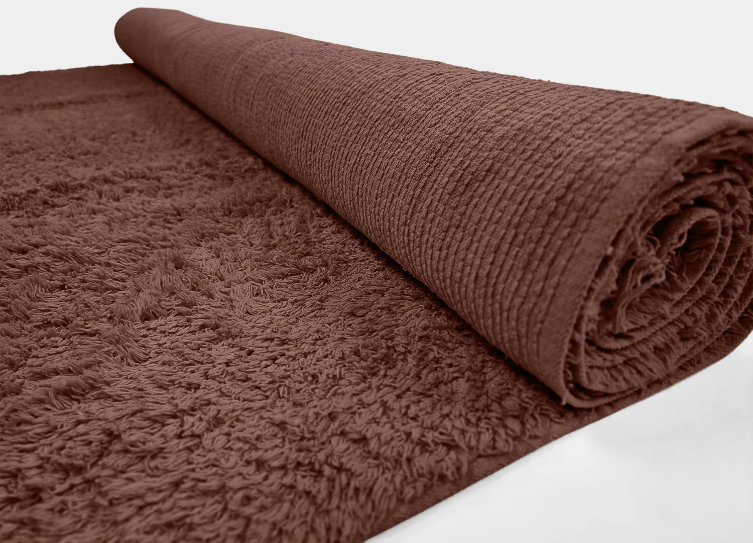 Alfombras de pelo largo - Alba Natural Cotton Shaggy (marrón)