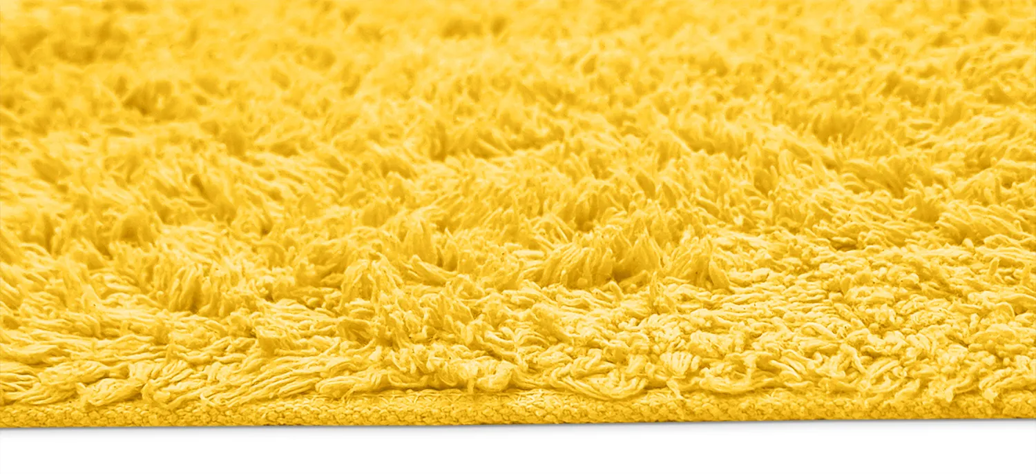 Alfombras de pelo largo - Alba Natural Cotton Shaggy (amarillo)