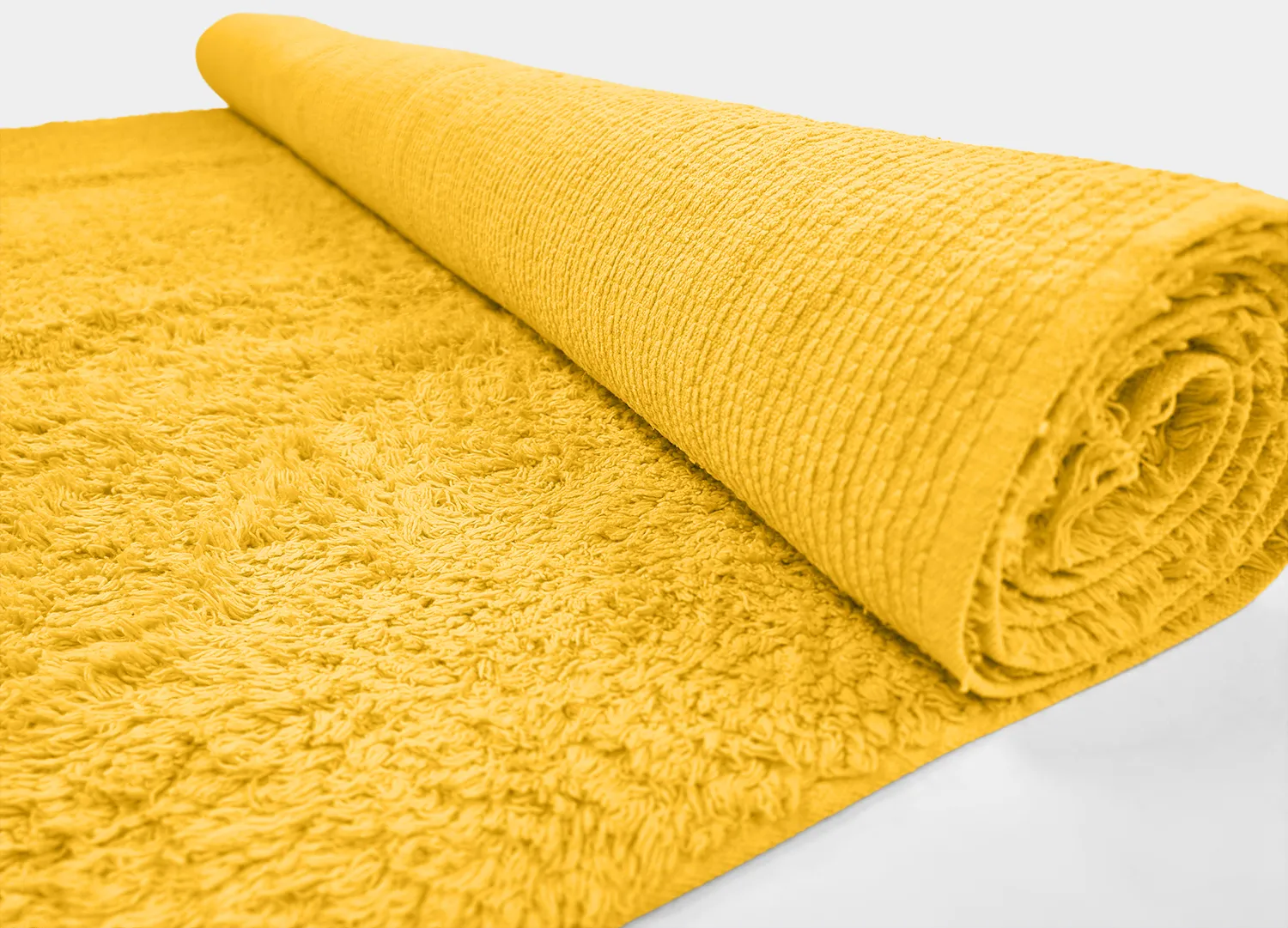 Alfombras de pelo largo - Alba Natural Cotton Shaggy (amarillo)