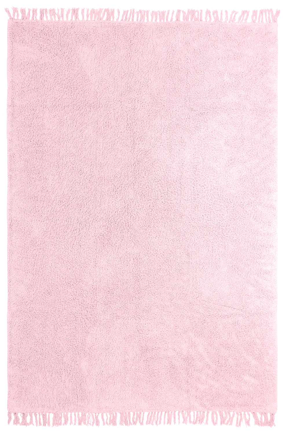 Alfombras de pelo largo - Alba Natural Cotton Shaggy (Rosa claro)