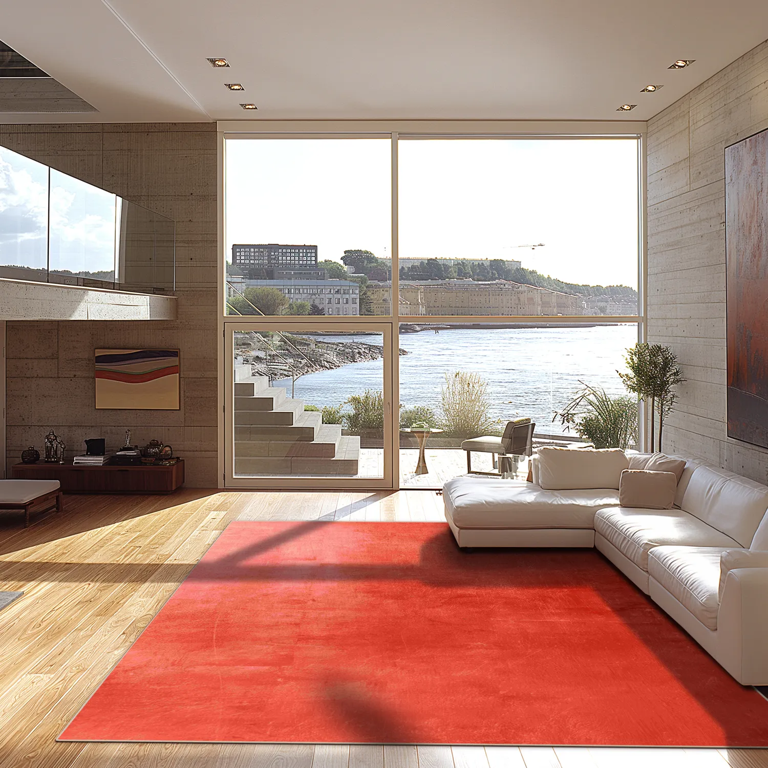 Alfombra Wilton - Artena (rojo)