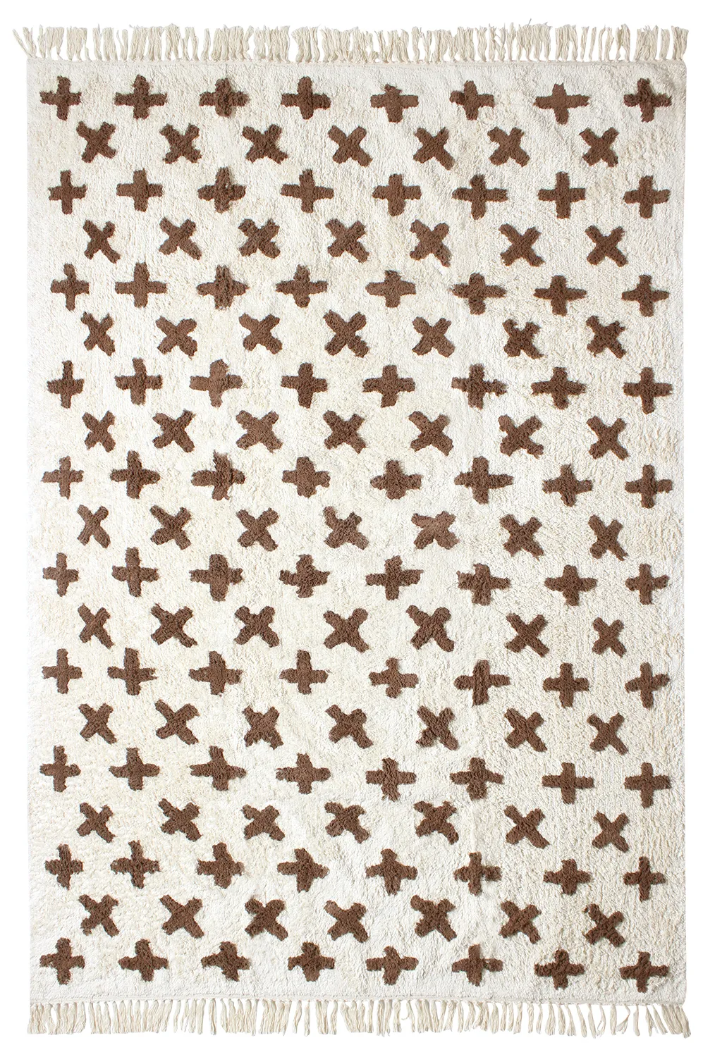 Alfombras de pelo largo - Chesley Natural Cotton Shaggy (beige)