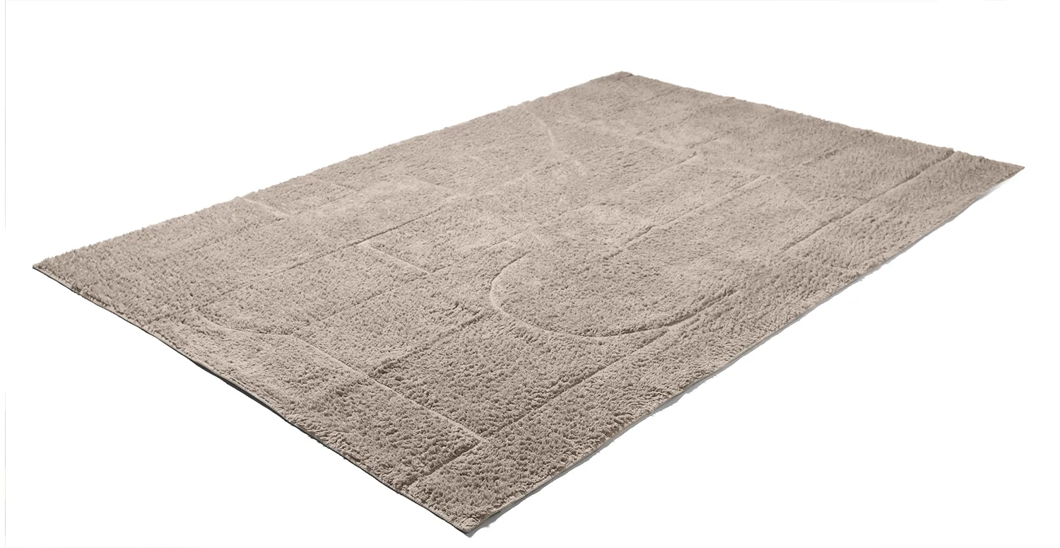 Alfombras de pelo largo - Cremona Natural Cotton Shaggy (gris pardo)