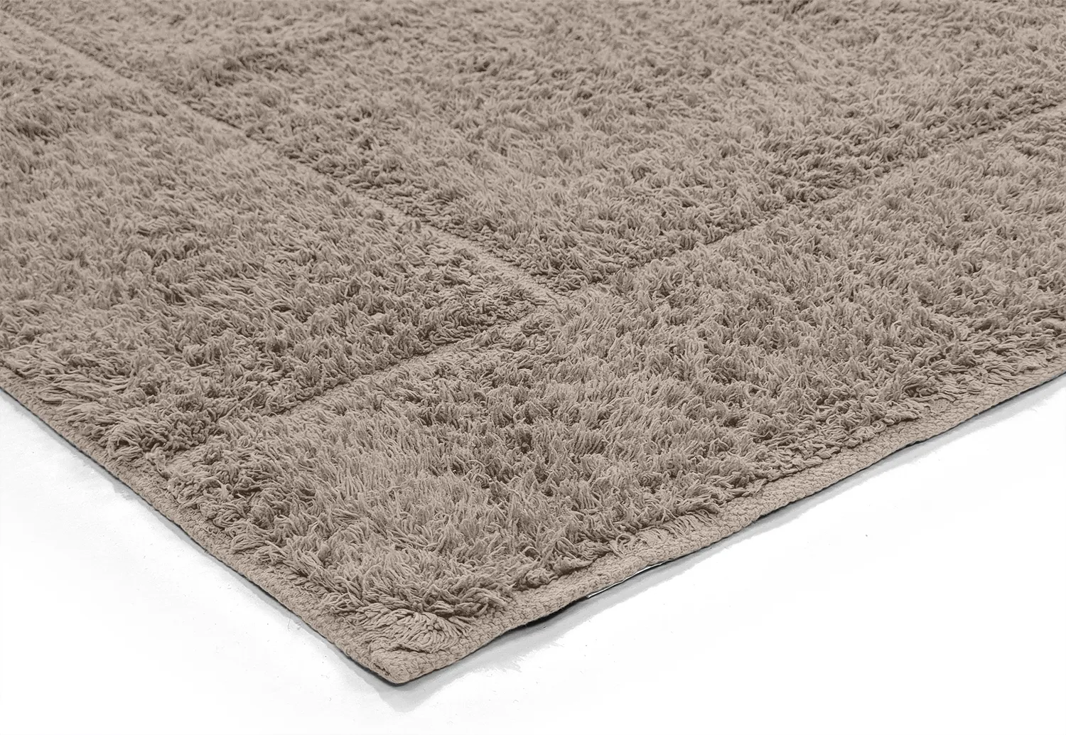 Alfombras de pelo largo - Cremona Natural Cotton Shaggy (gris pardo)