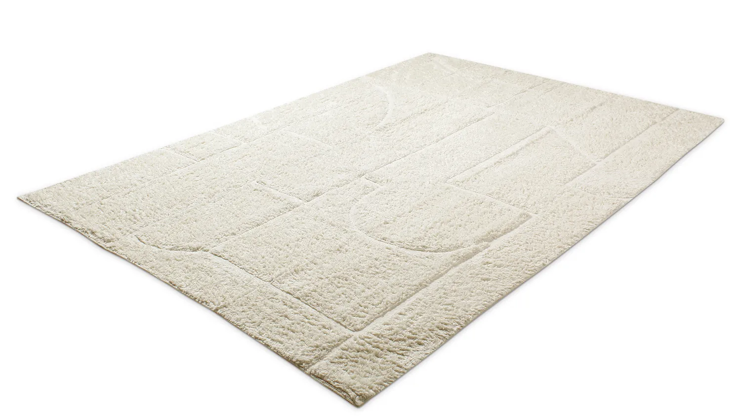 Alfombras de pelo largo - Cremona Natural Cotton Shaggy (offwhite)
