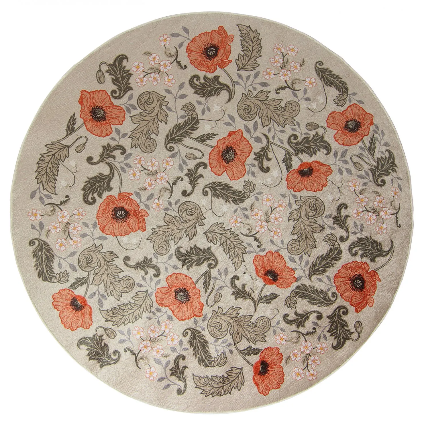 Alfombras redondeadas - Poppy (beige)