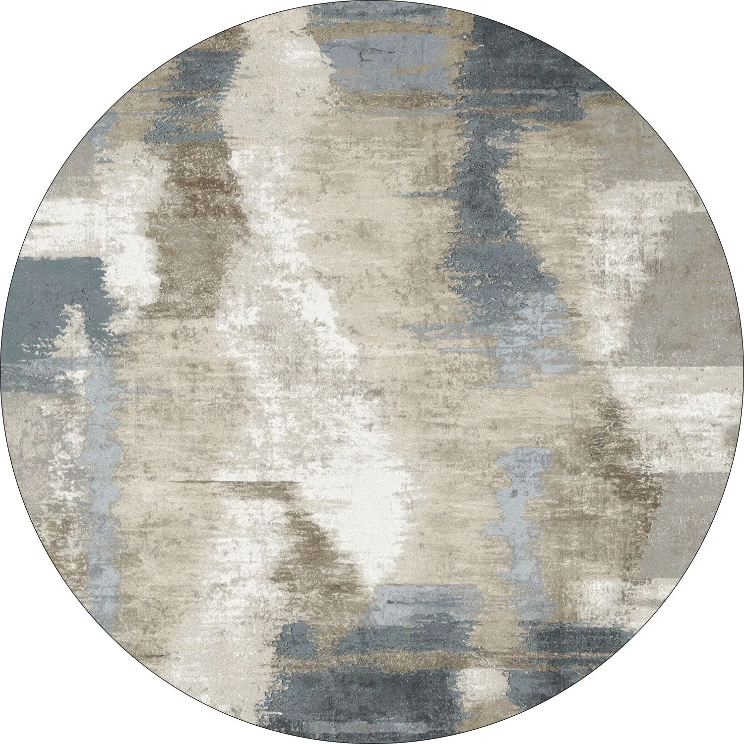Alfombras redondeadas - Arwen (azul/multicolor)