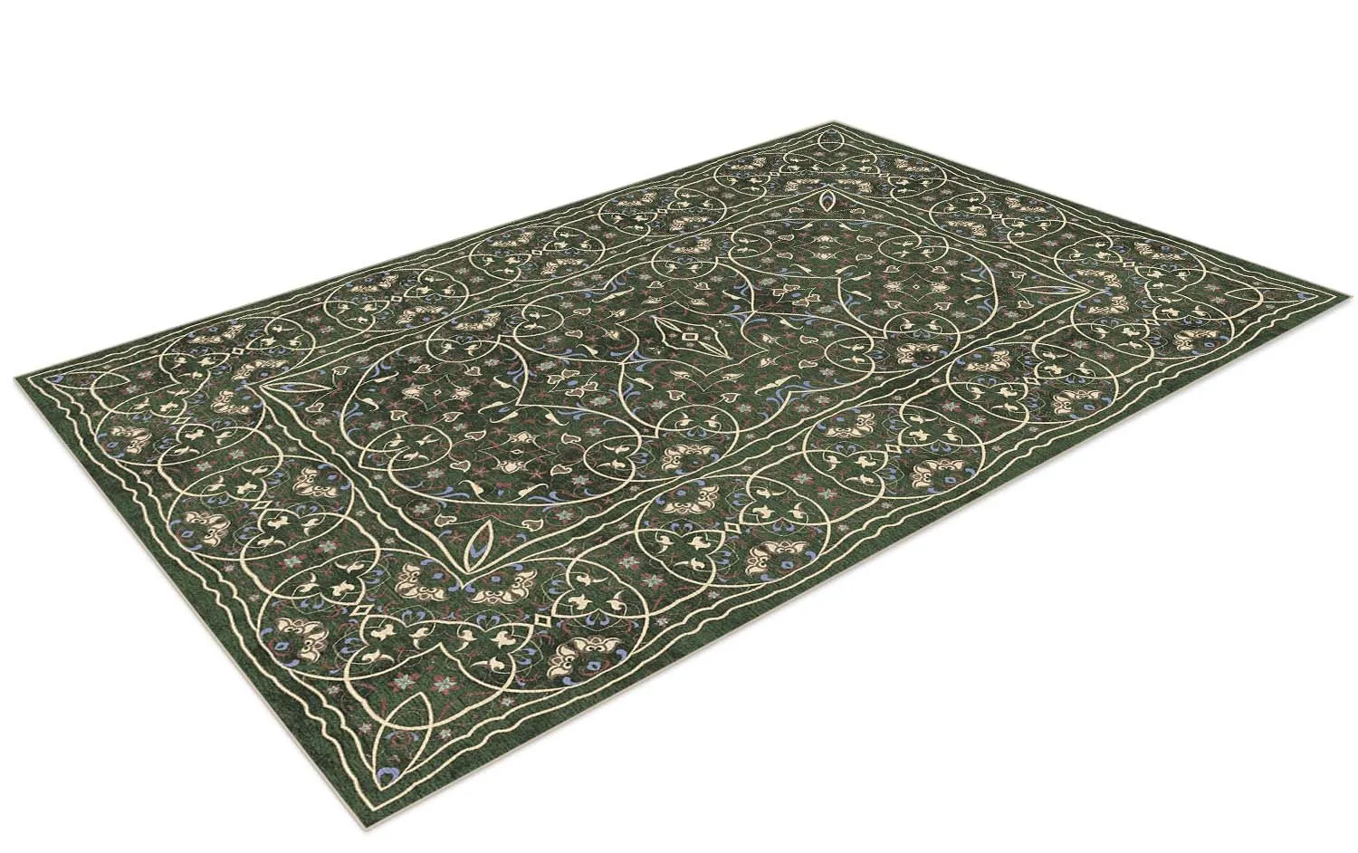 Alfombra Wilton - Dara (verde)