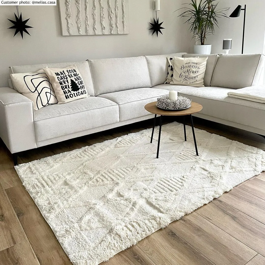 Alfombras de pelo largo - Rostock (offwhite)
