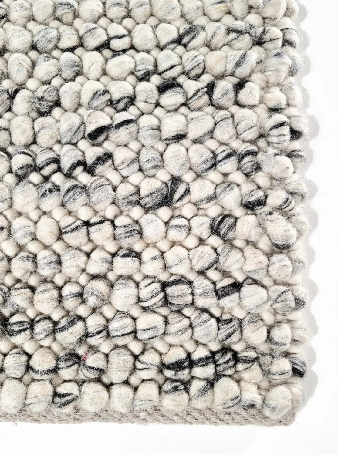 Alfombra de Lana - Mesra (negro/blanco)