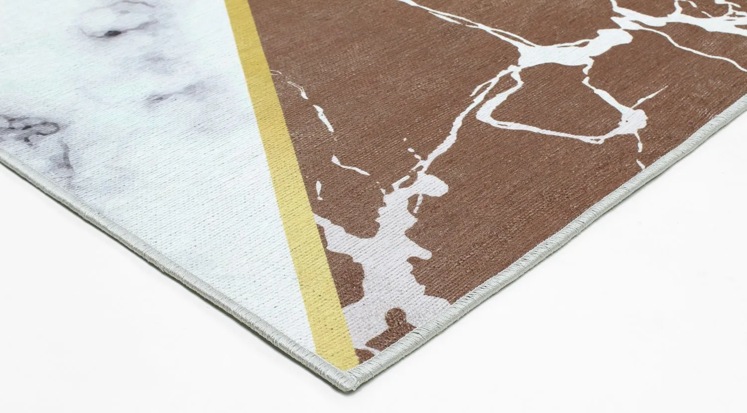 Alfombra Wilton - Savino (gris/blanco/marrón)