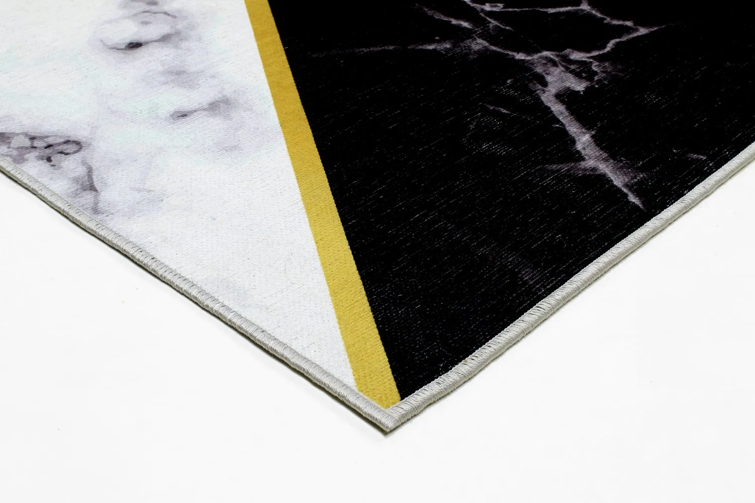 Alfombra Wilton - Savino (negro/blanco/verde)