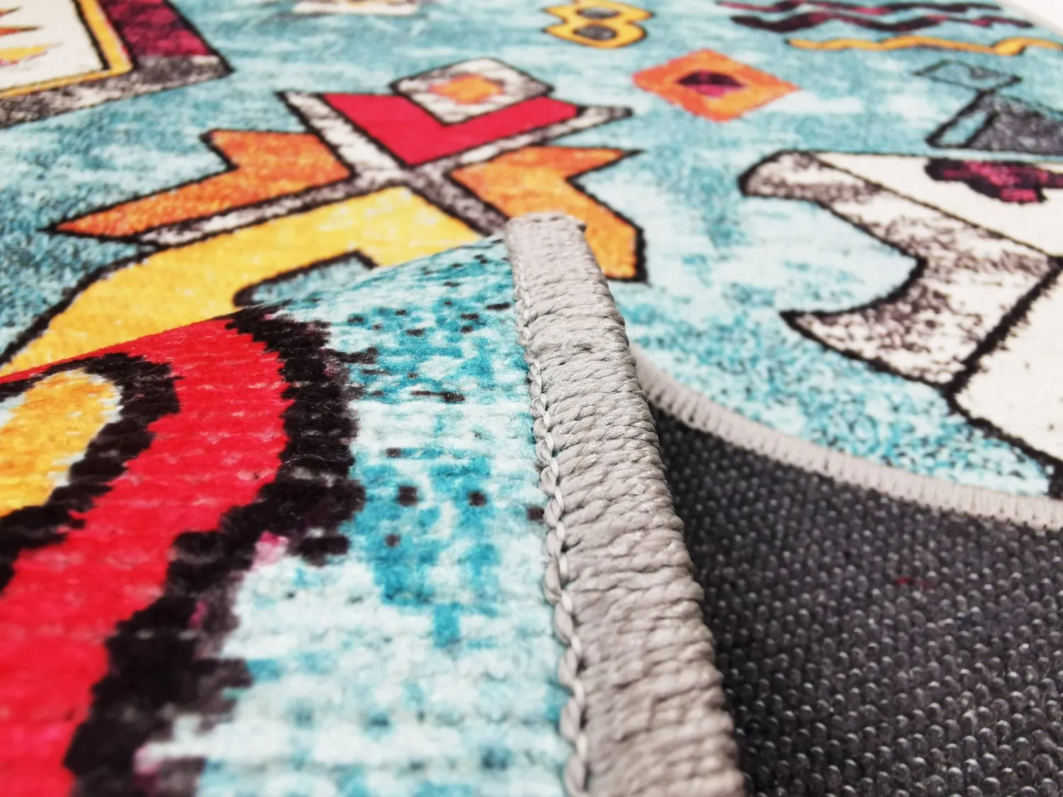 Alfombra Wilton - Misare (azul/multicolor)