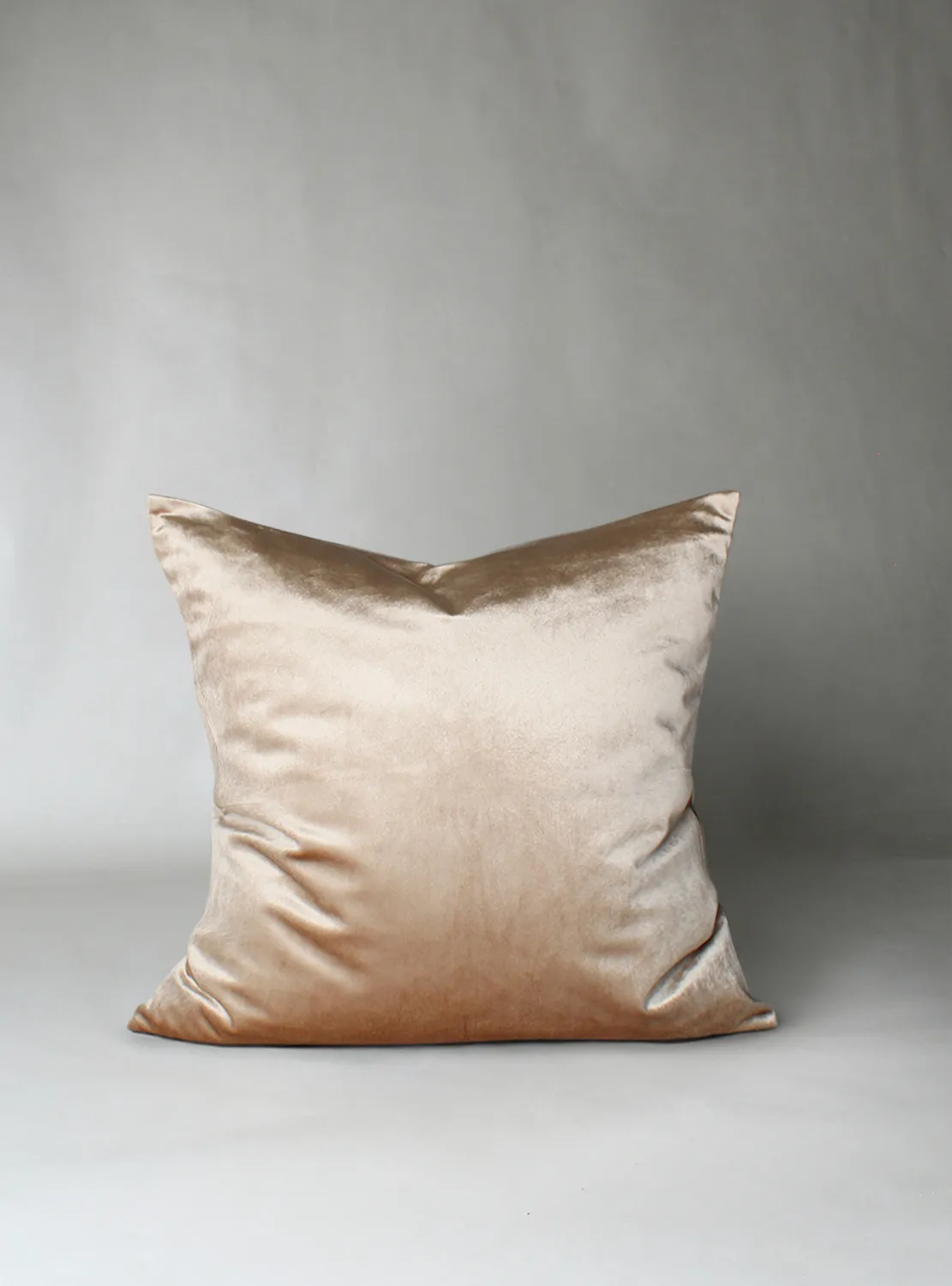 Funda de almohada - Cojines de terciopelo Marlyn (beige claro)