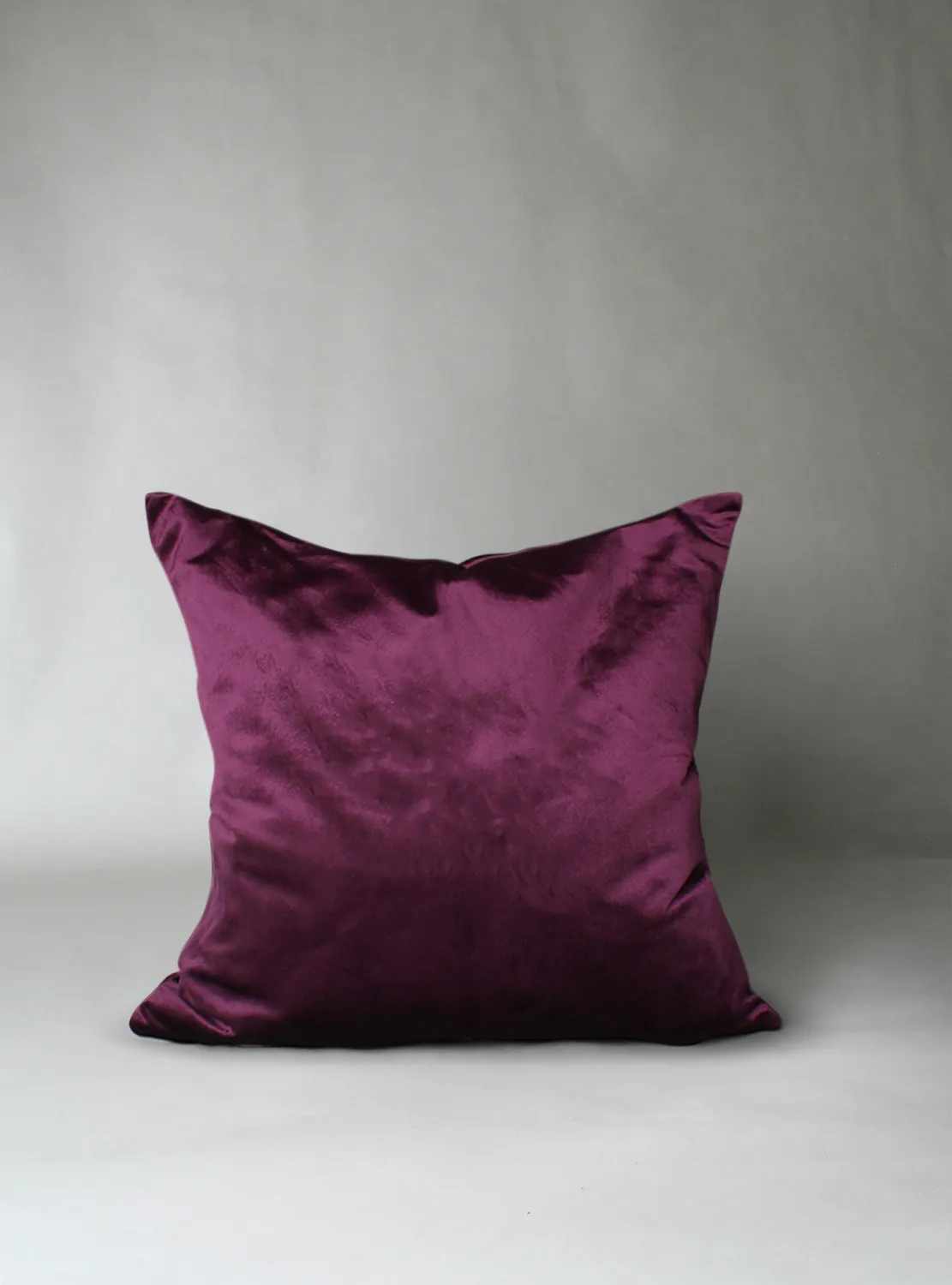 Funda de almohada - Cojines de terciopelo Marlyn (morado oscuro)