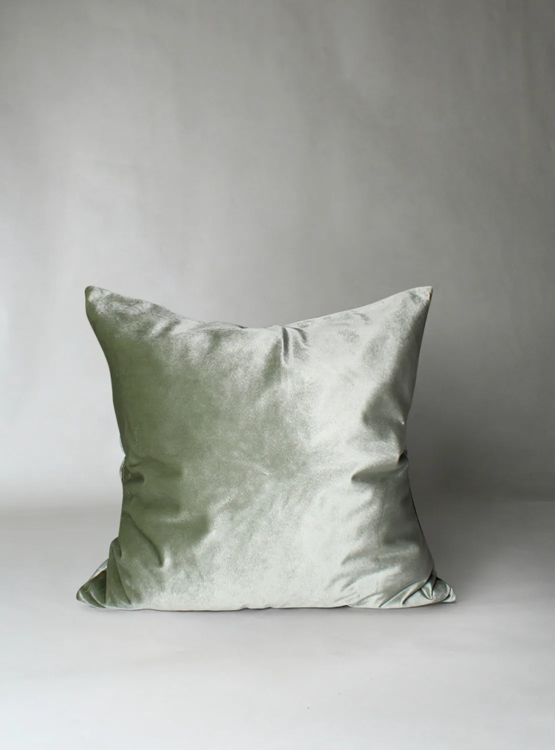 Funda de almohada - Cojines de terciopelo Marlyn (verde claro)