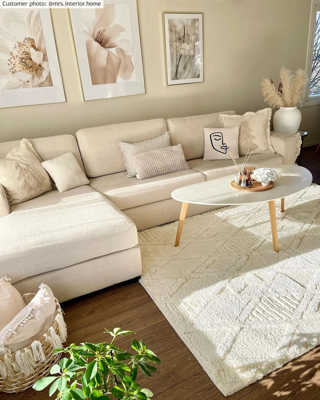 Alfombras de pelo largo - Rostock (offwhite)