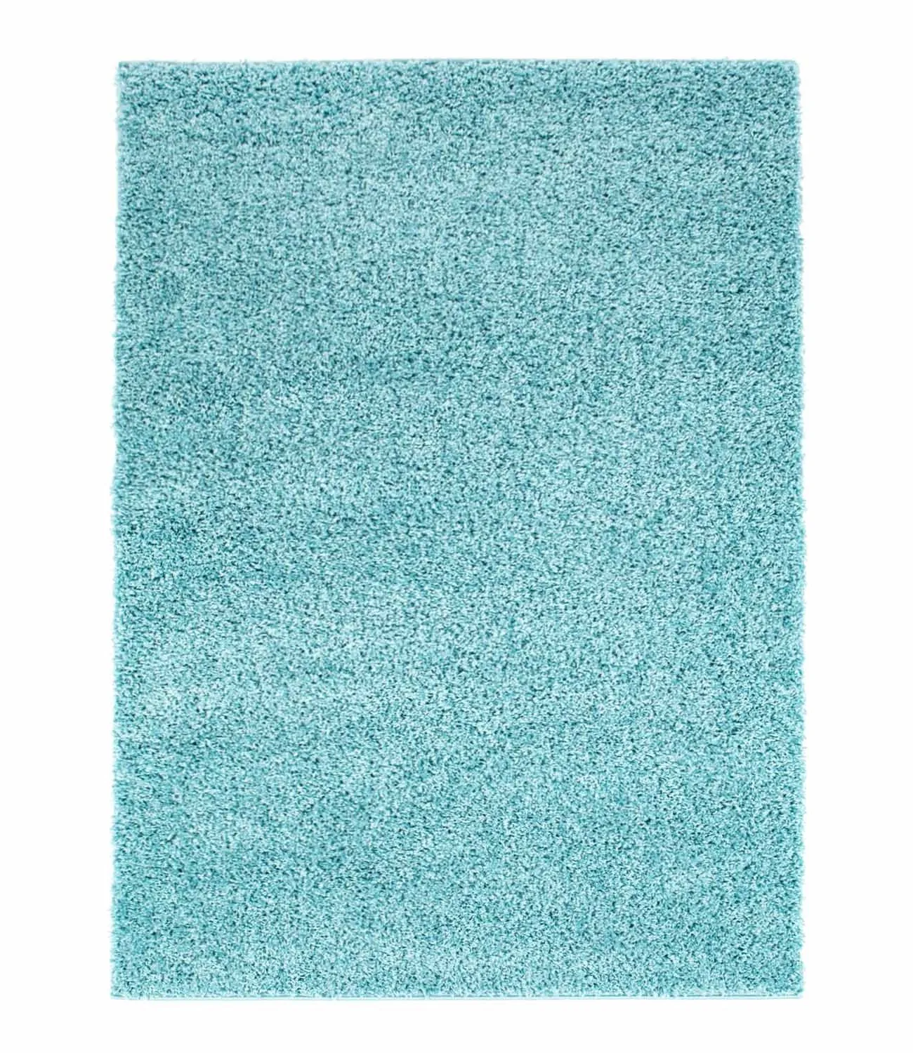 Trim Alfombras de pelo turquesa largo 60x120 cm 80x 150 cm 140x200 cm 160x230 cm 200x300 cm