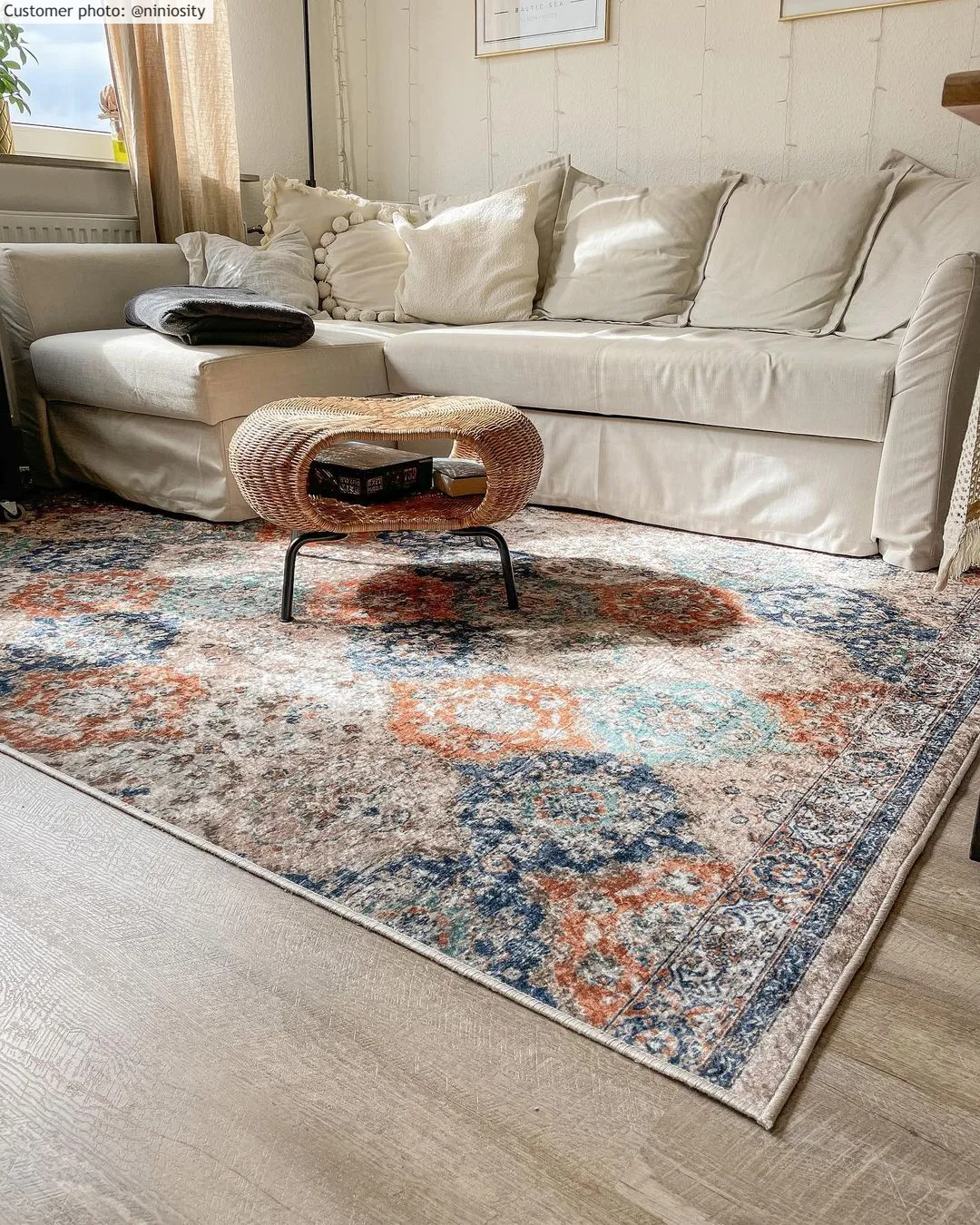 Alfombra Wilton - Bohemia (azul/multi)