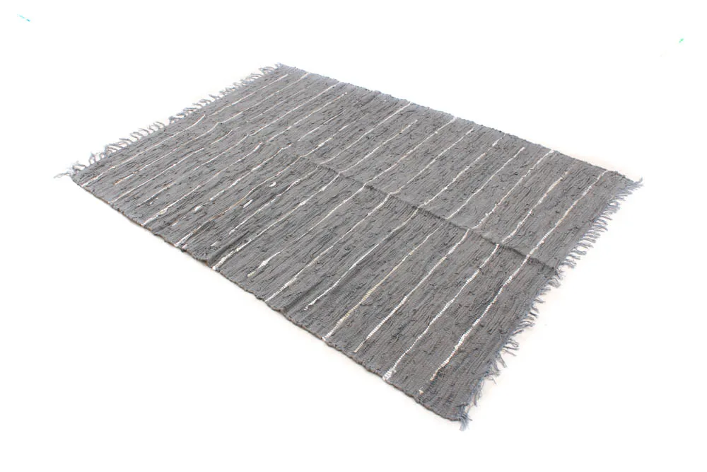Alfombra de algodón - Nordal Design (gris läder)