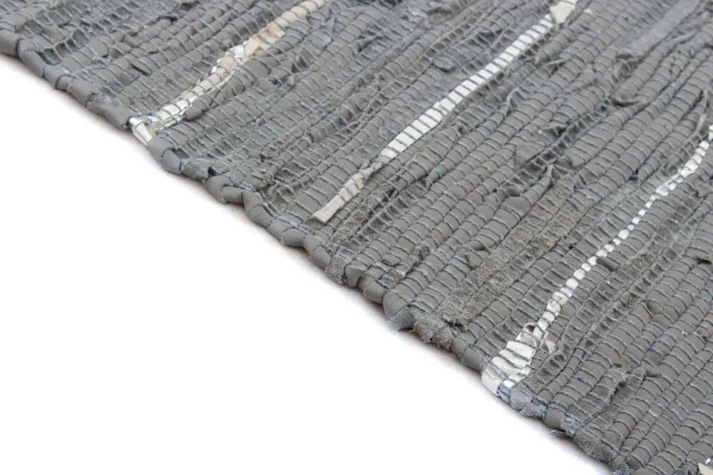 Alfombra de algodón - Nordal Design (gris läder)