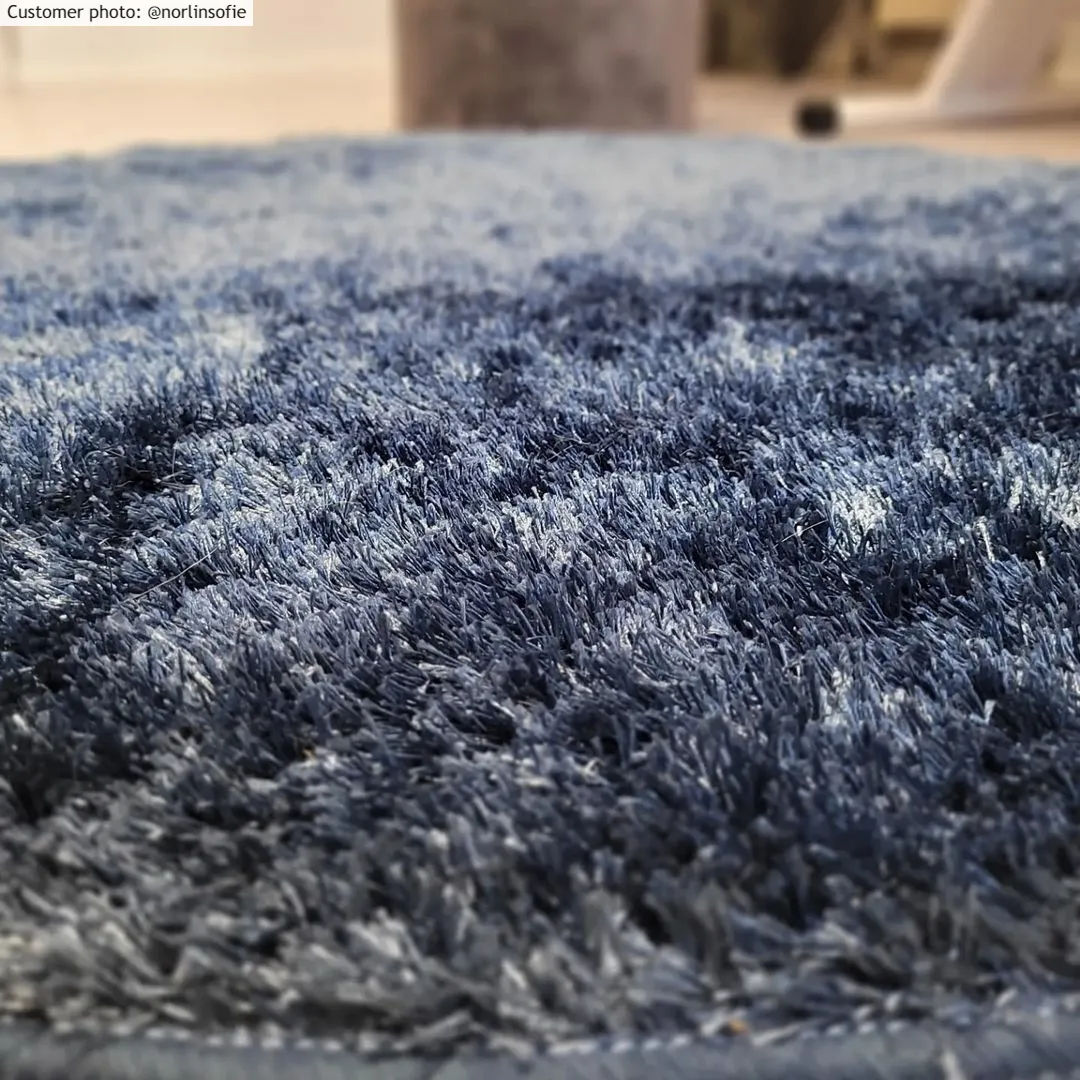 Alfombras redondeadas - Cosy (azul oscuro)