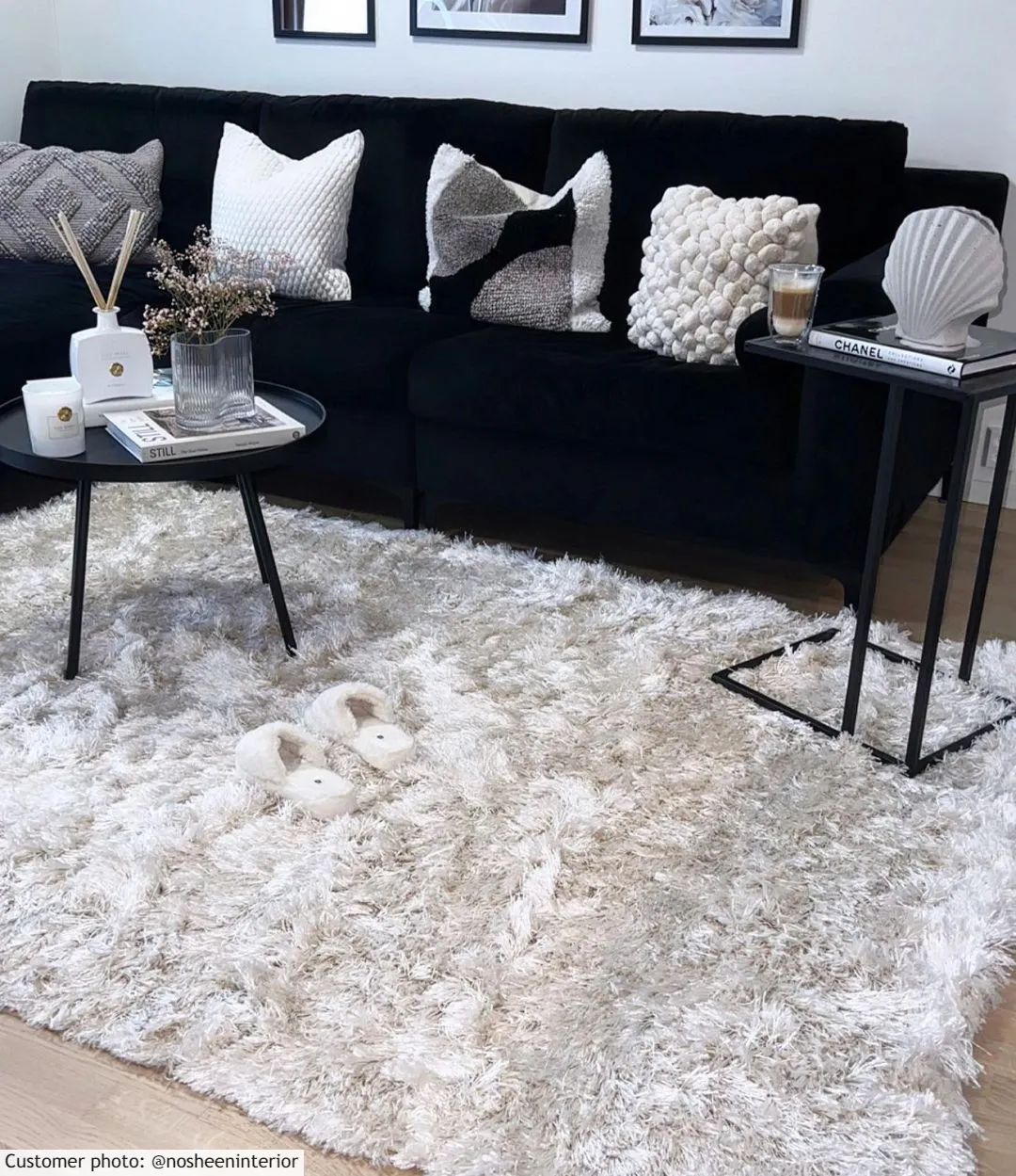 Alfombras de pelo largo - Janjira (blanco)