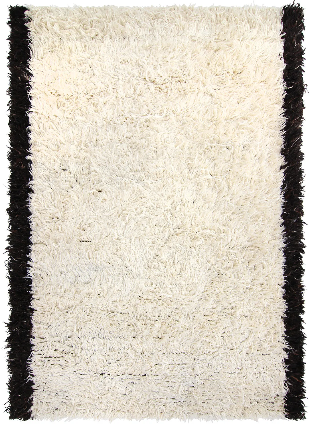 Alfombra de Lana - Nova (blanco/nero)