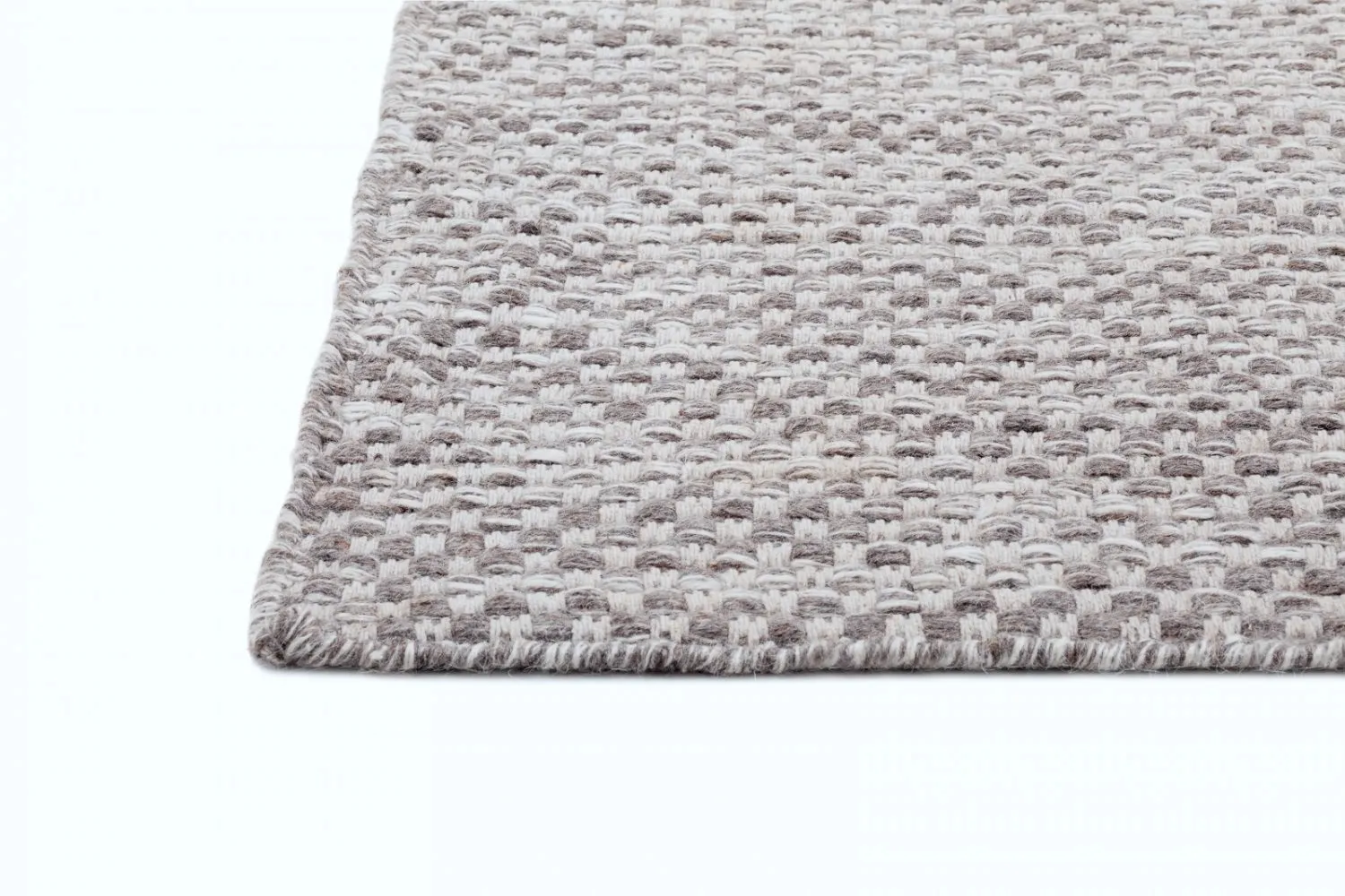 Alfombra de Lana - Jenim (gris/blanco)