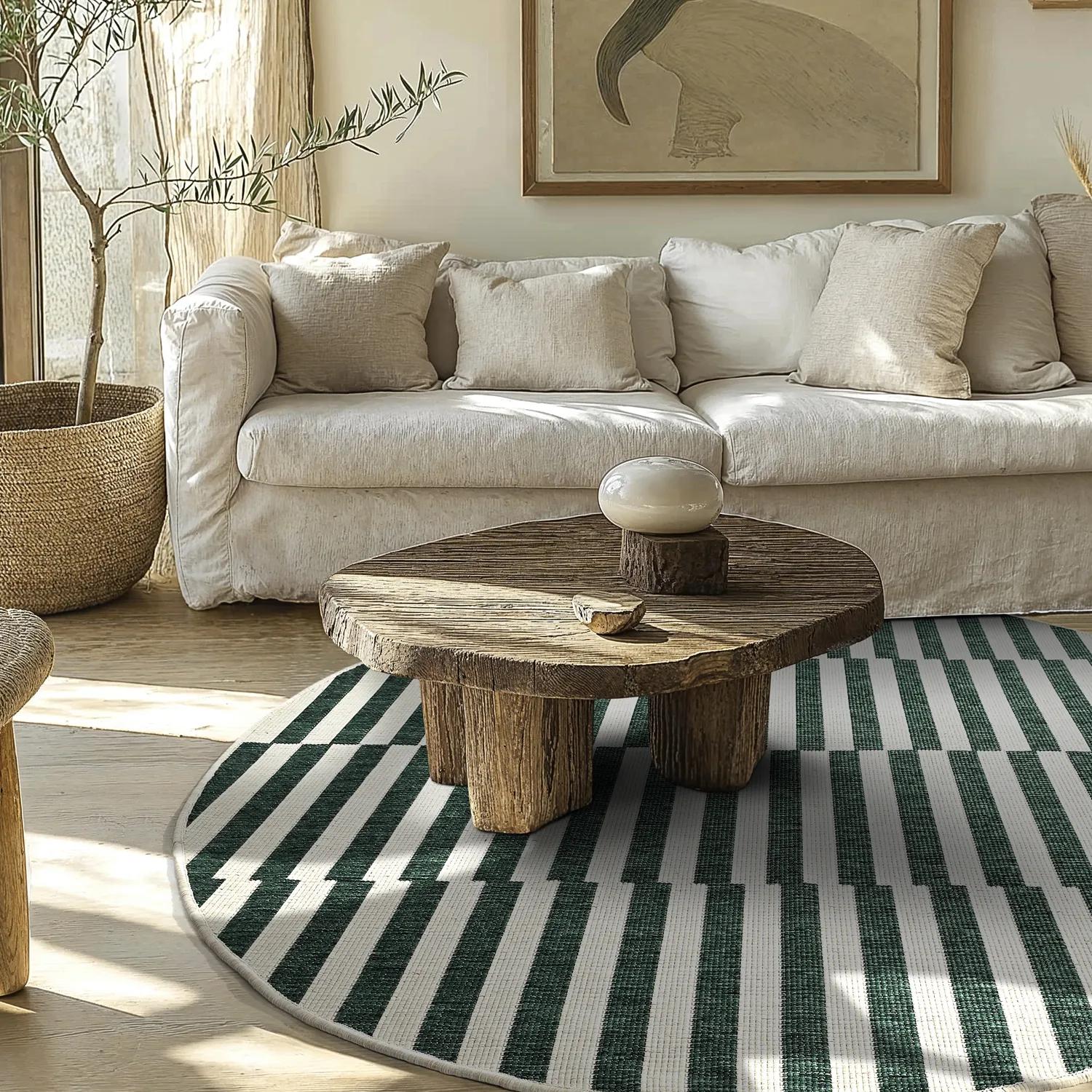 Alfombras redondeadas - Indoor/Outdoor Otto (verde)