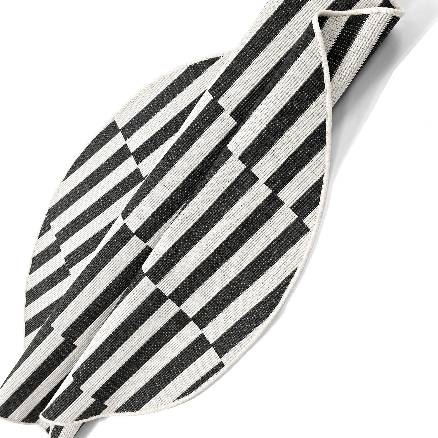 Alfombras redondeadas - Indoor/Outdoor Otto (negro)