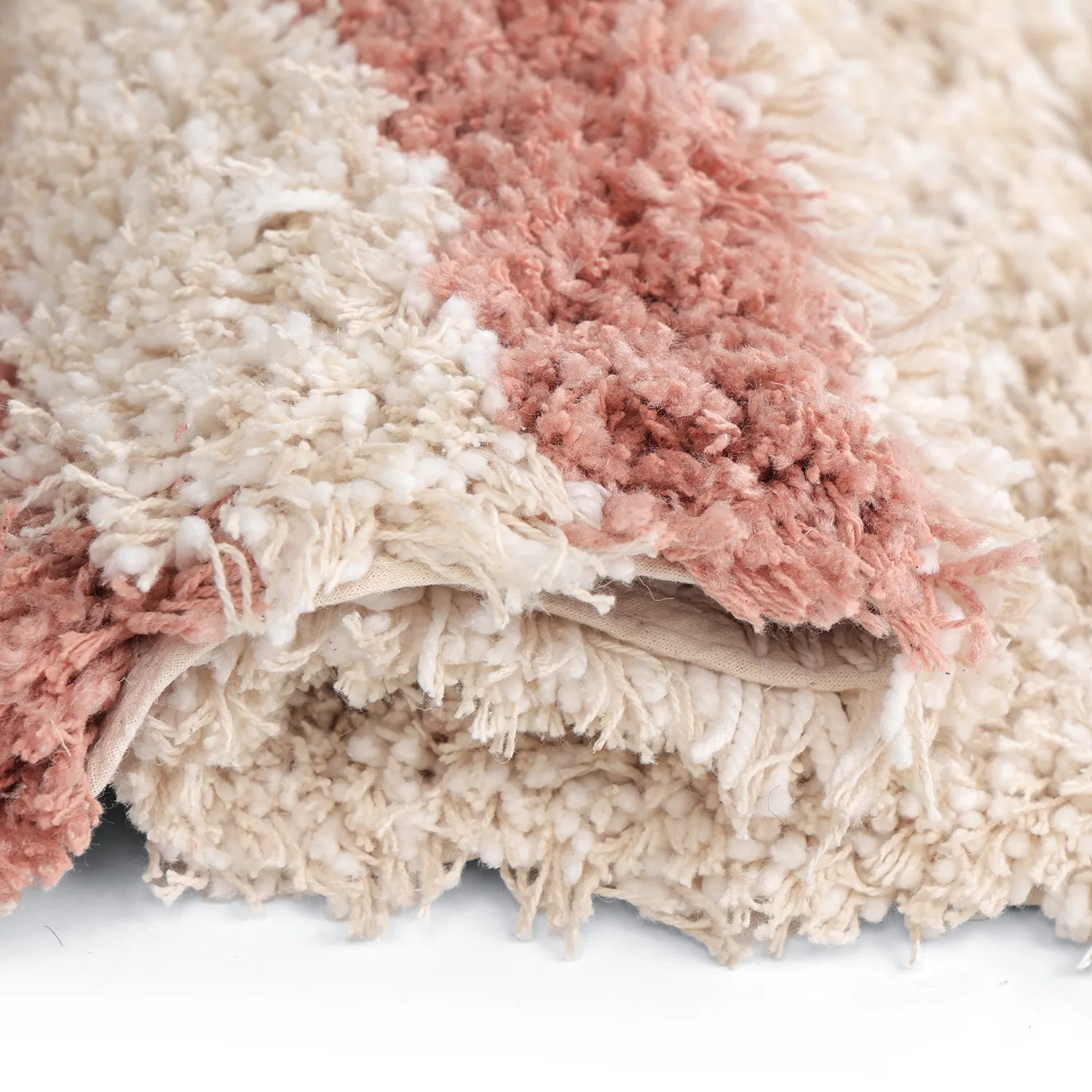 Alfombra ovalada - Tropea Natural Cotton Shaggy (multi)