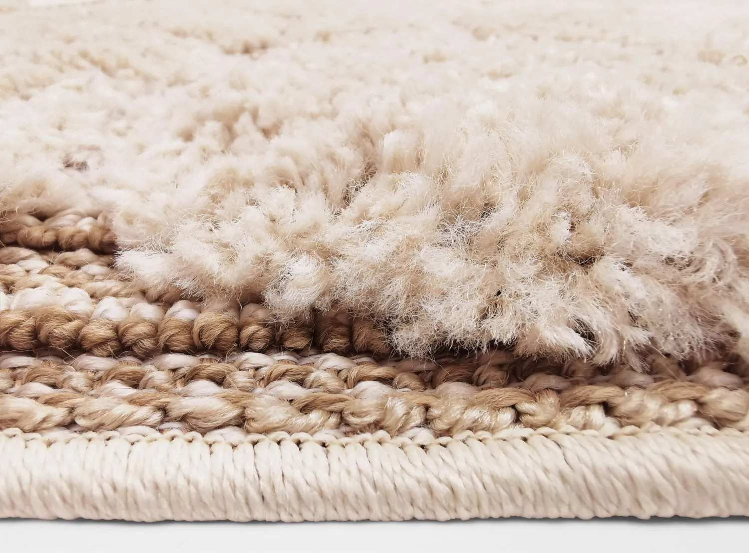 Alfombras de pelo largo - Fondi (beige)