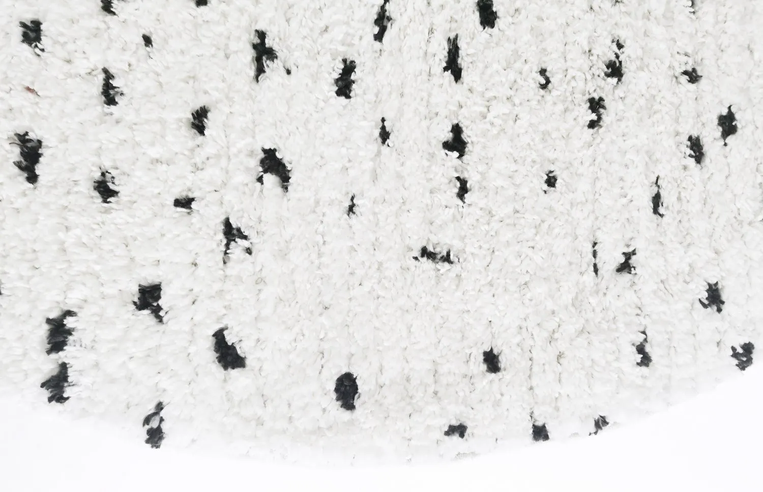 Alfombras redondeadas - Capri (negro/beige)