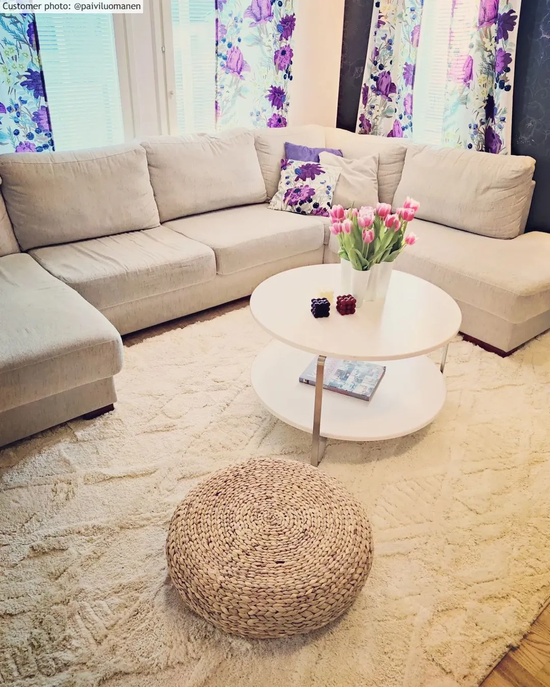 Alfombras de pelo largo - Rostock (offwhite)