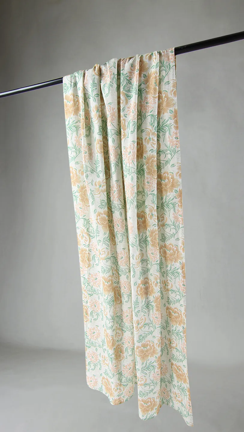 Cortinas - Cortina de algodón Almira (amarillo)