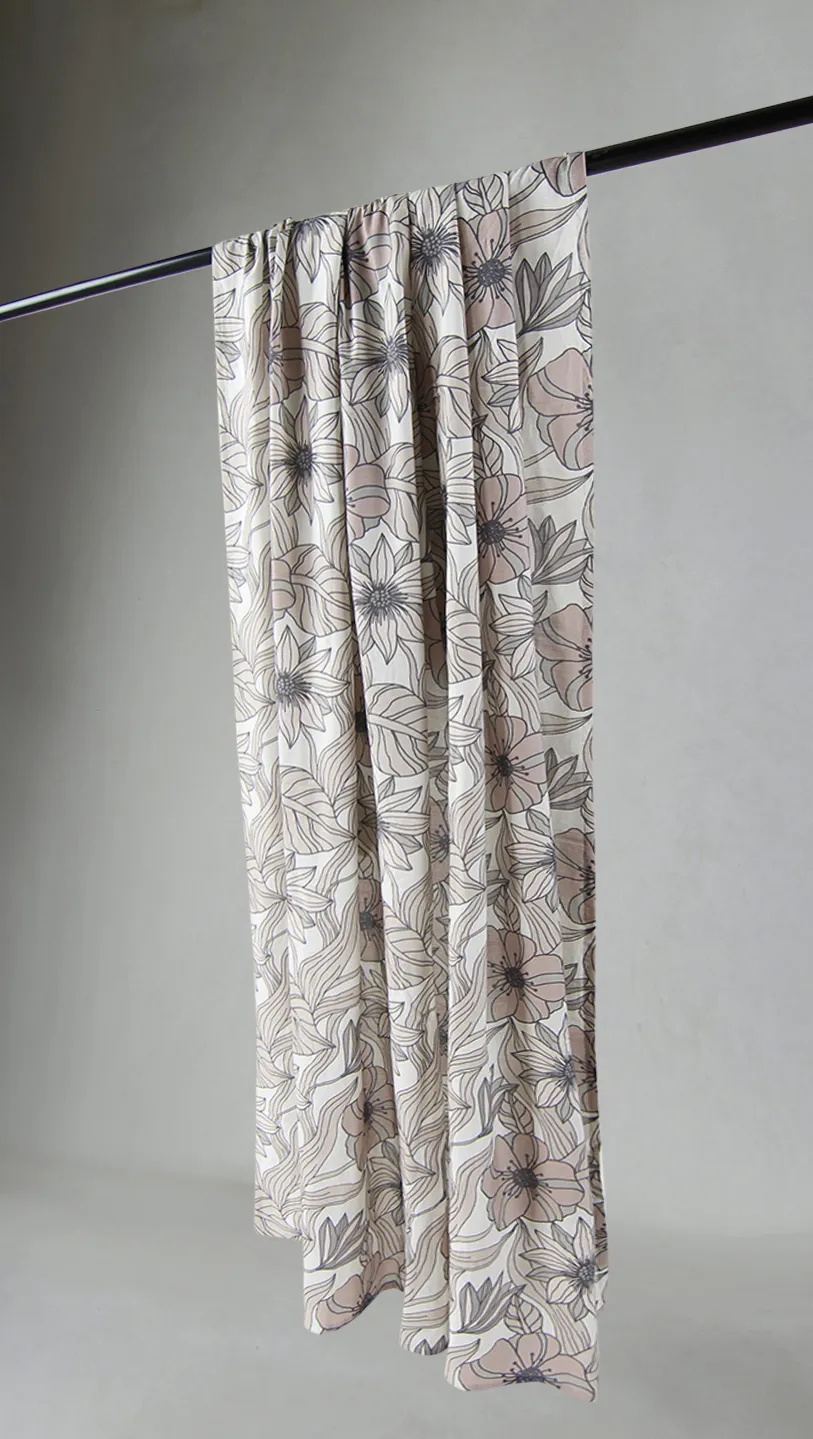Cortinas - Cortina de algodón Aurelia (beige)
