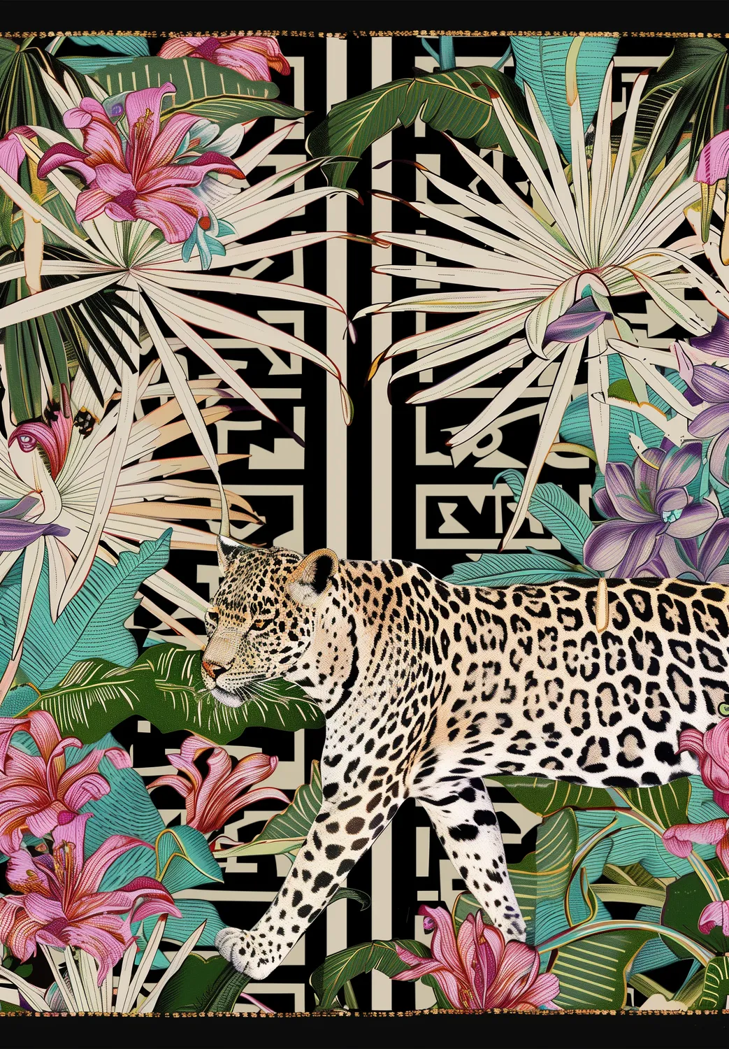 Alfombra Wilton - Panthera (multicolor)