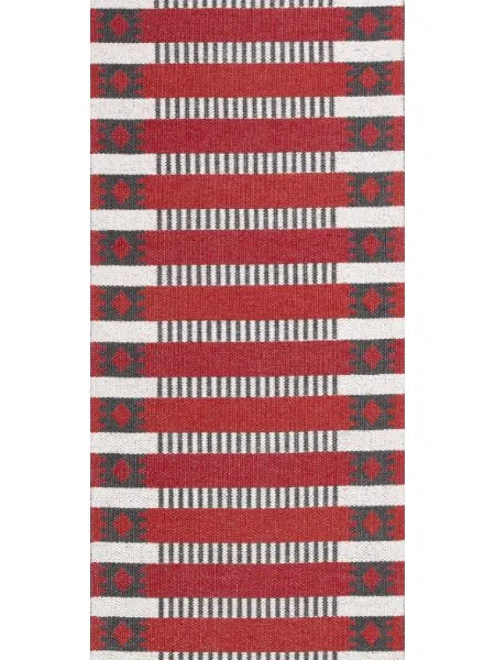 Alfombra de plástico - Horredsmattan Märta (rojo)