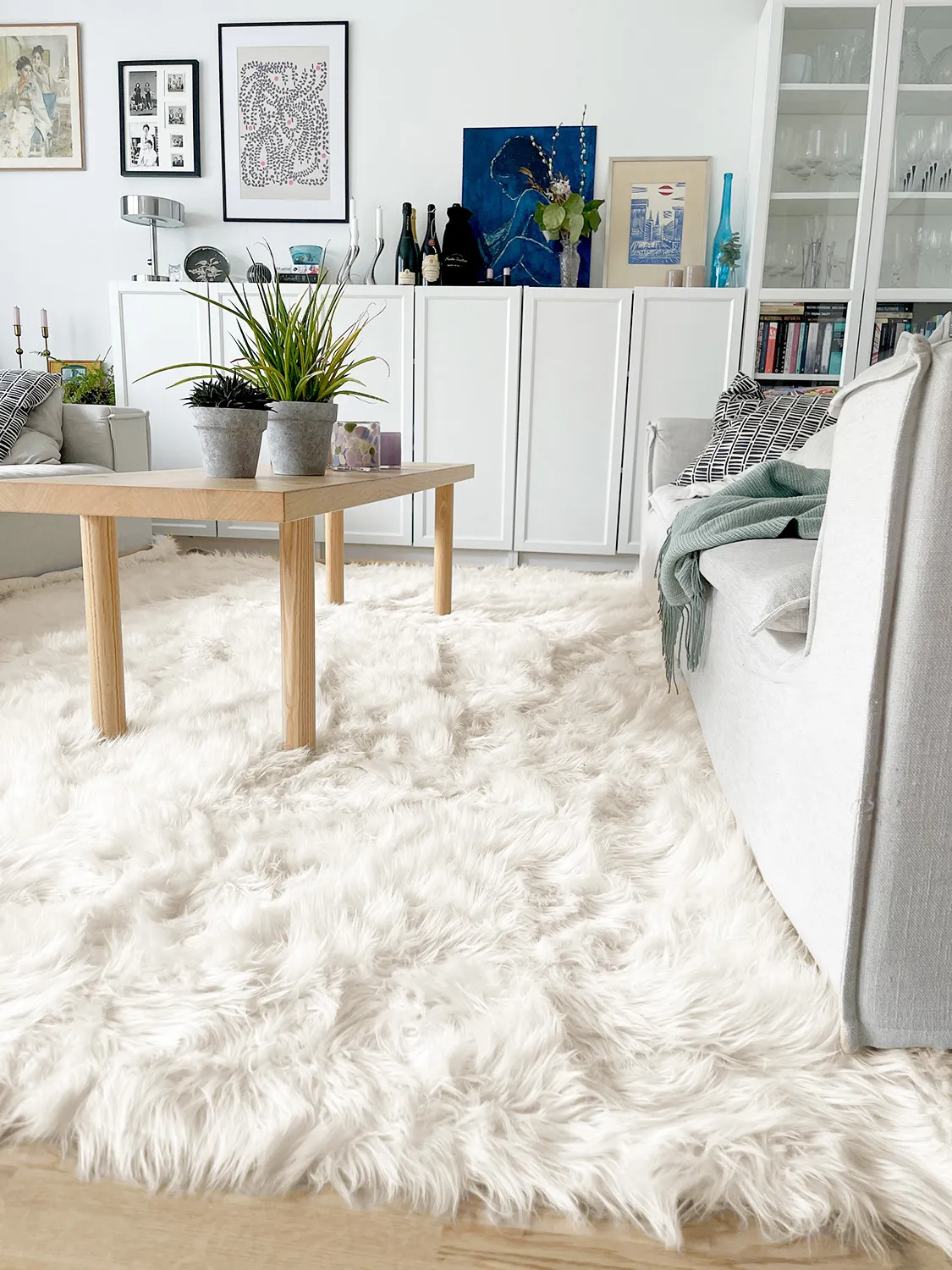 Alfombras de pelo largo - Pomaire (blanco)