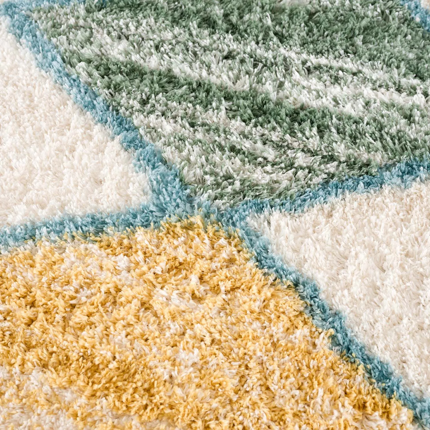 Alfombras de pelo largo - Merzouga (amarillo)