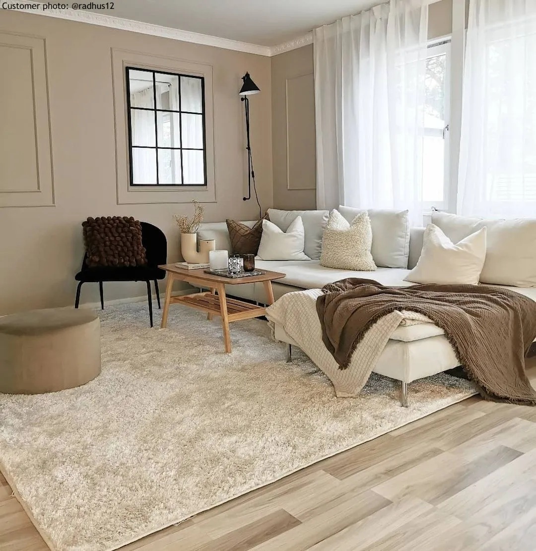Alfombras de pelo largo - Cosy (beige)