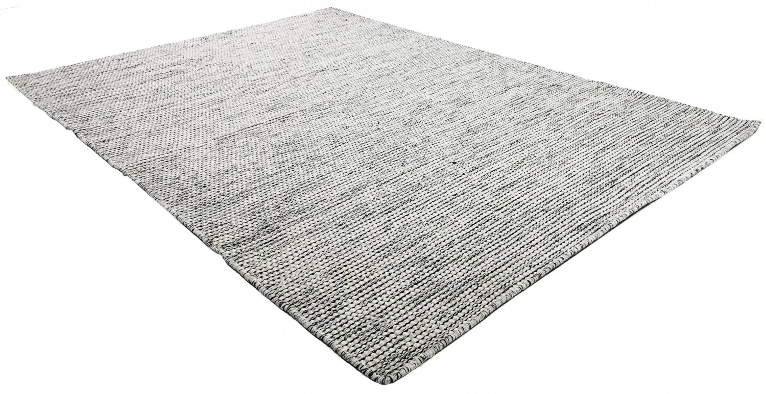 Alfombra de Lana - Otago (gris/negro)