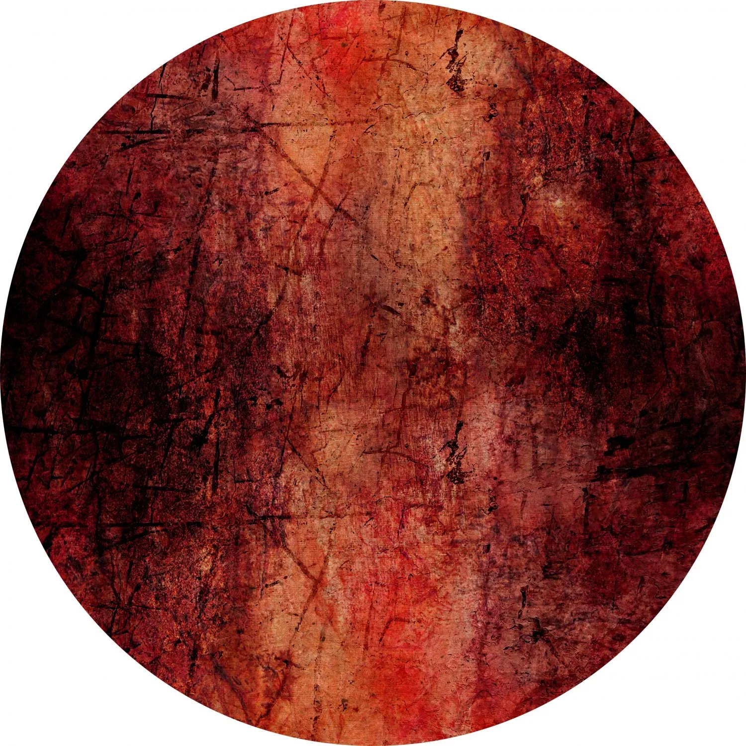 Alfombras redondeadas - Wells (rojo)