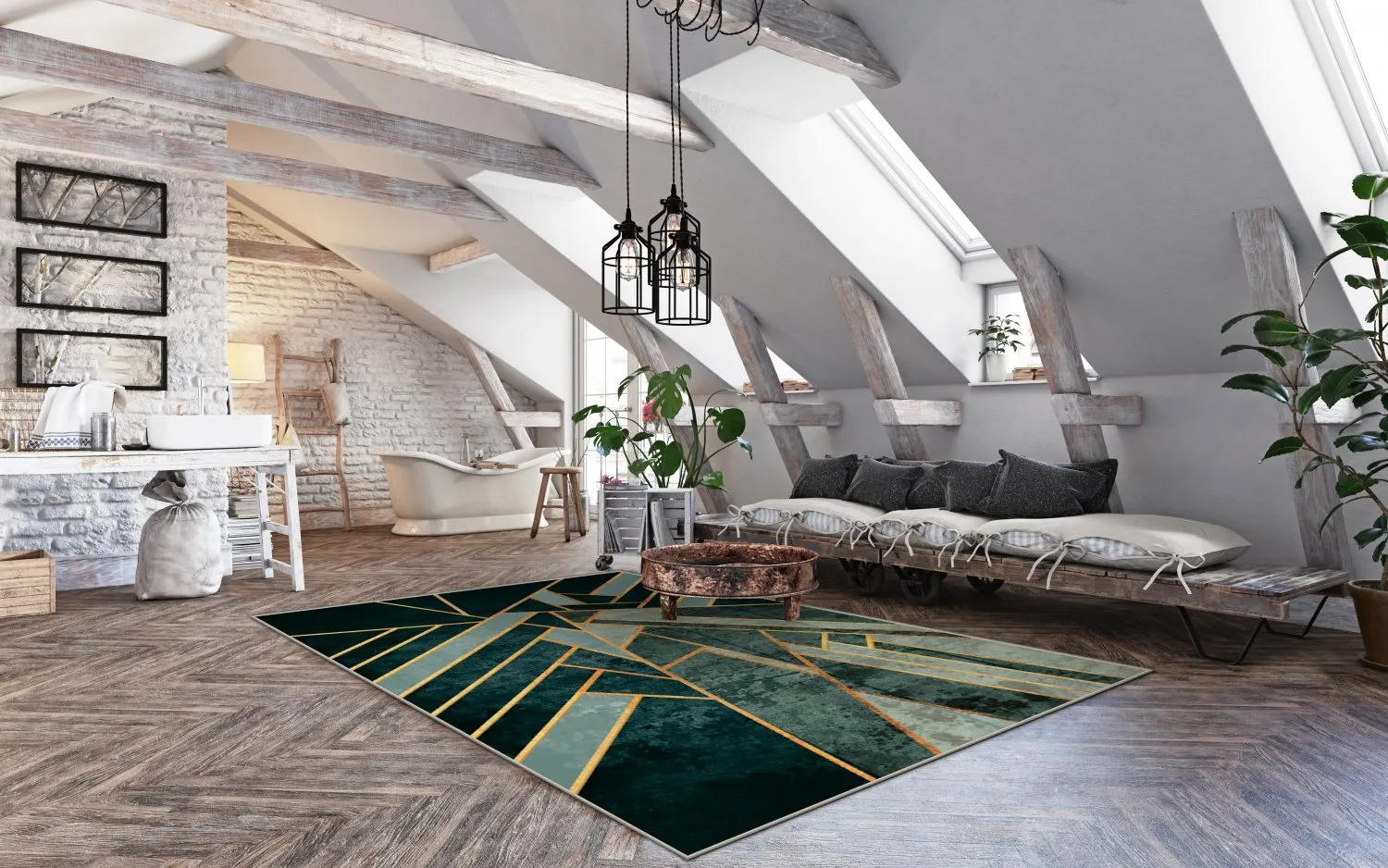 Alfombra Wilton - Amasra (verde)